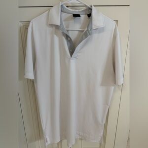 Dunning Men's White Polo Shirt